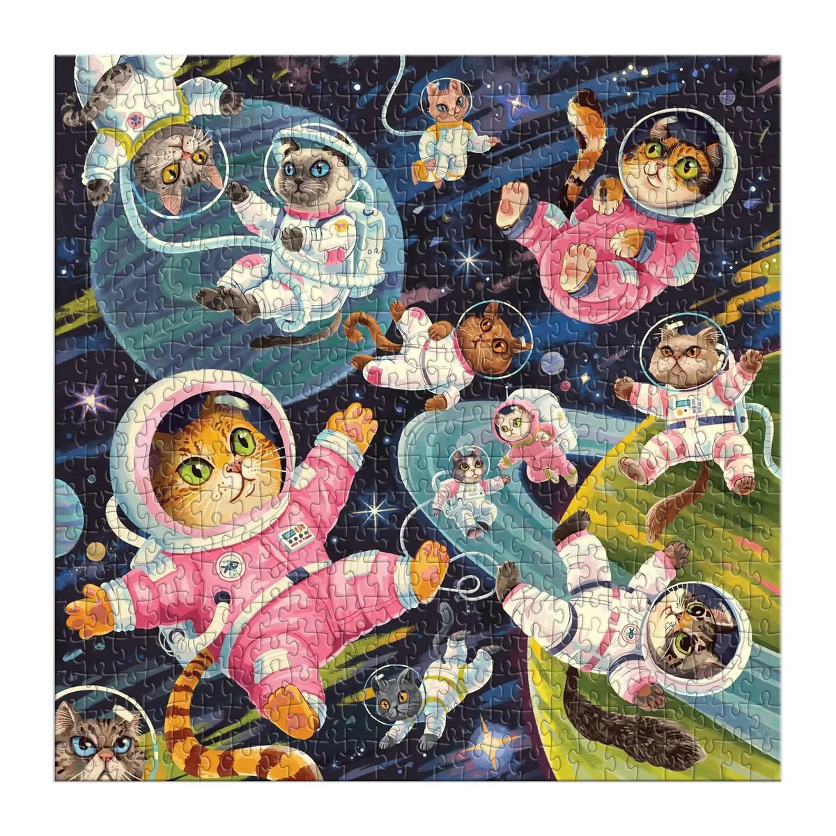 Galison - A Space Meowdyssey - 500 piece puzzle